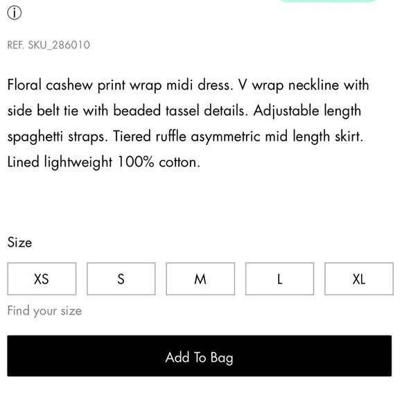 Farm rio cashew Floral print midi Anthropologie - Picture 9 of 9